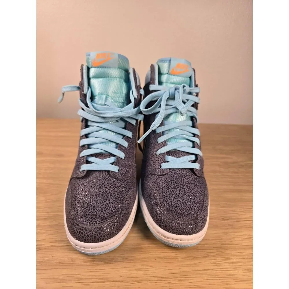 Nike Dunk Sky Premium High Wedge Dark Grey Glacier Ice Women's Shoes Size 9 - Picture 3 of 6